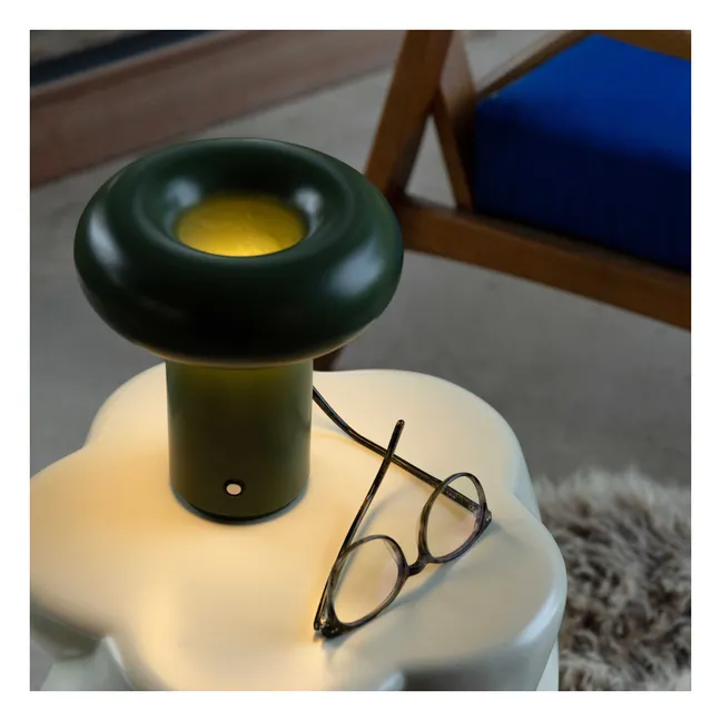 Lámpara portátil Glimpse | Verde musgo