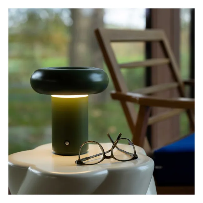 Lampe portable Glimpse | Vert mousse