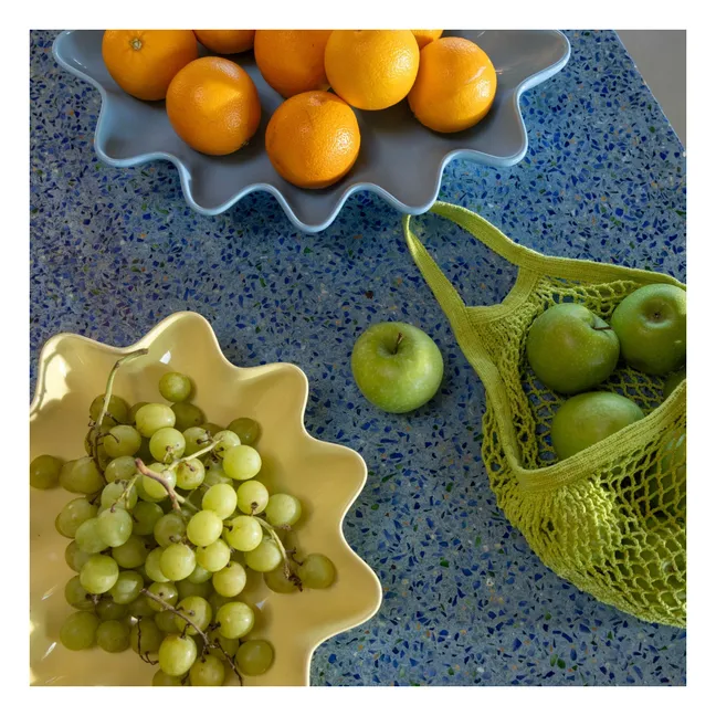 Plato de gres Sol | Amarillo palo