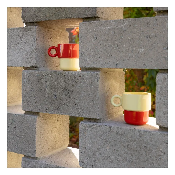 Chiquito Mugs - Set of 2 | Brick red- Product image n°2