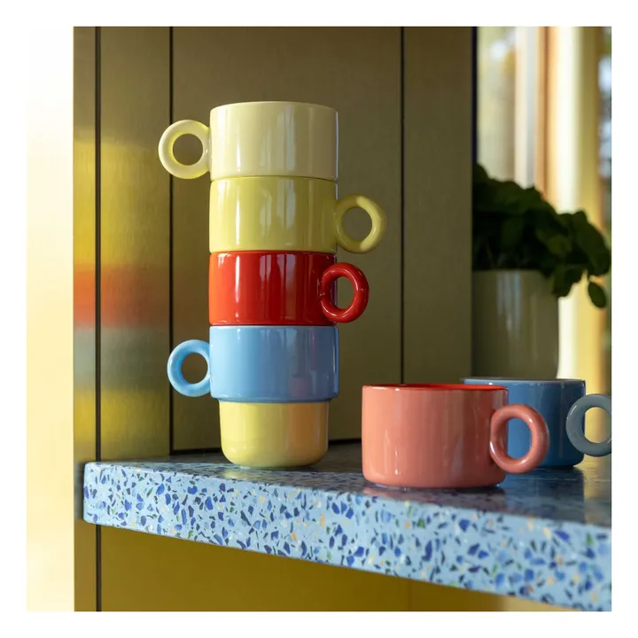 Chiquito Mugs - Set of 2 | Pale yellow- Product image n°1