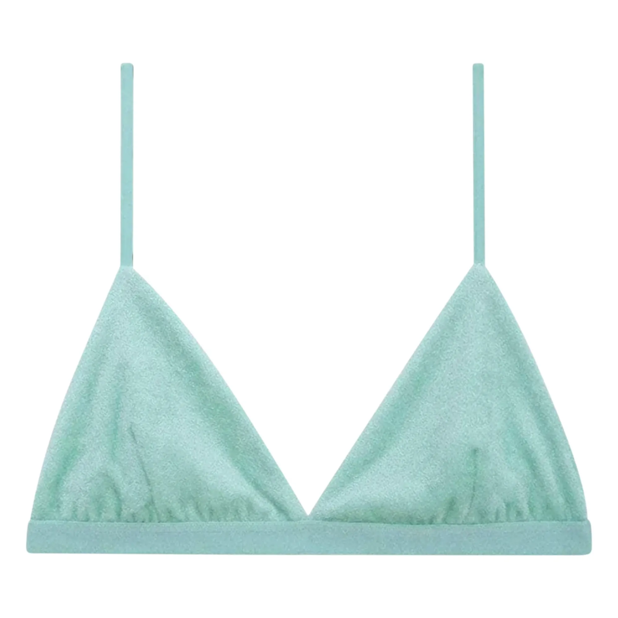 Baserange Green Water Mississippi Velvet Bra