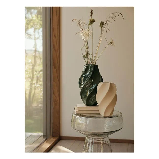 Jarrón de gres Odette | Verde
