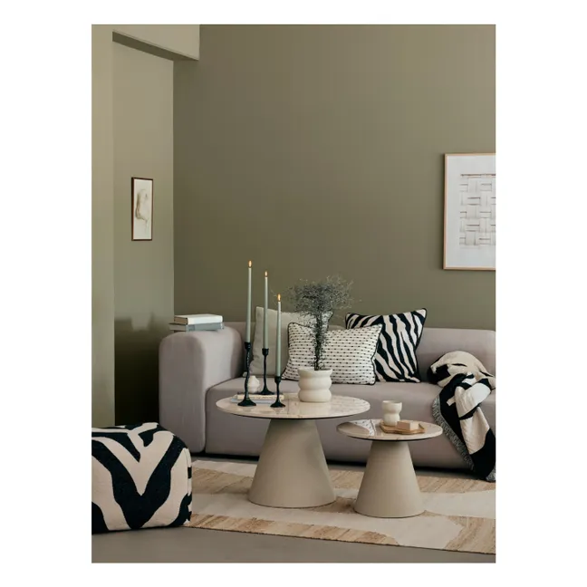 Copricuscino Zebra  | Noir/Blanc