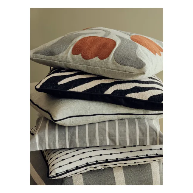 Copricuscino Zebra  | Noir/Blanc