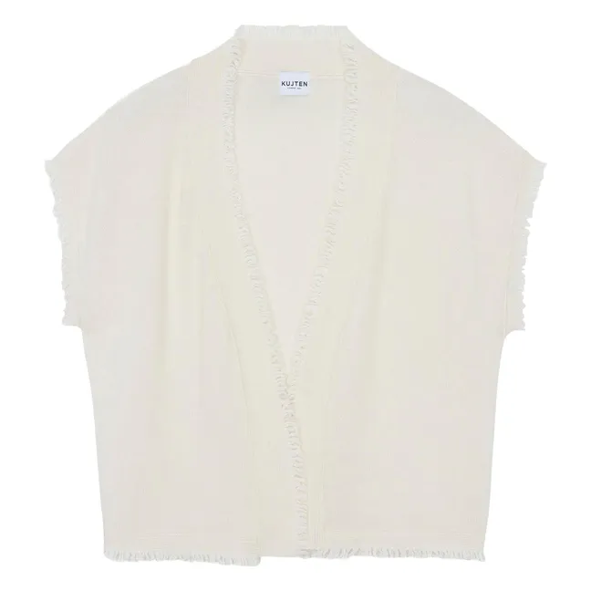 Nessa Linen sweater | White