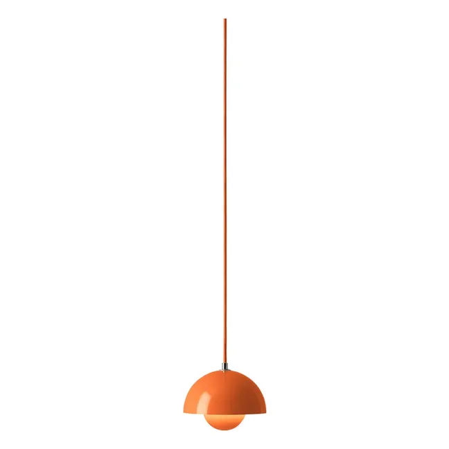 Lampada a sospensione Flowerpot VP10, Verner Panton | Arancione