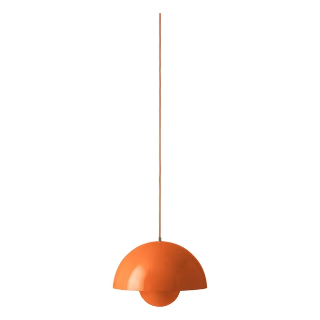 Flowerpot VP7 suspension lamp, Verner Panton | Orange