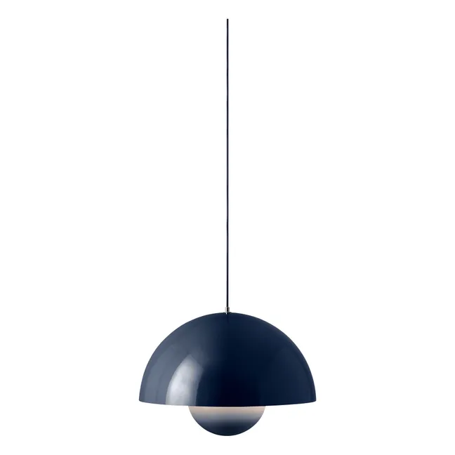 Flowerpot VP2 hanging lamp, Verner Panton | Dark Blue