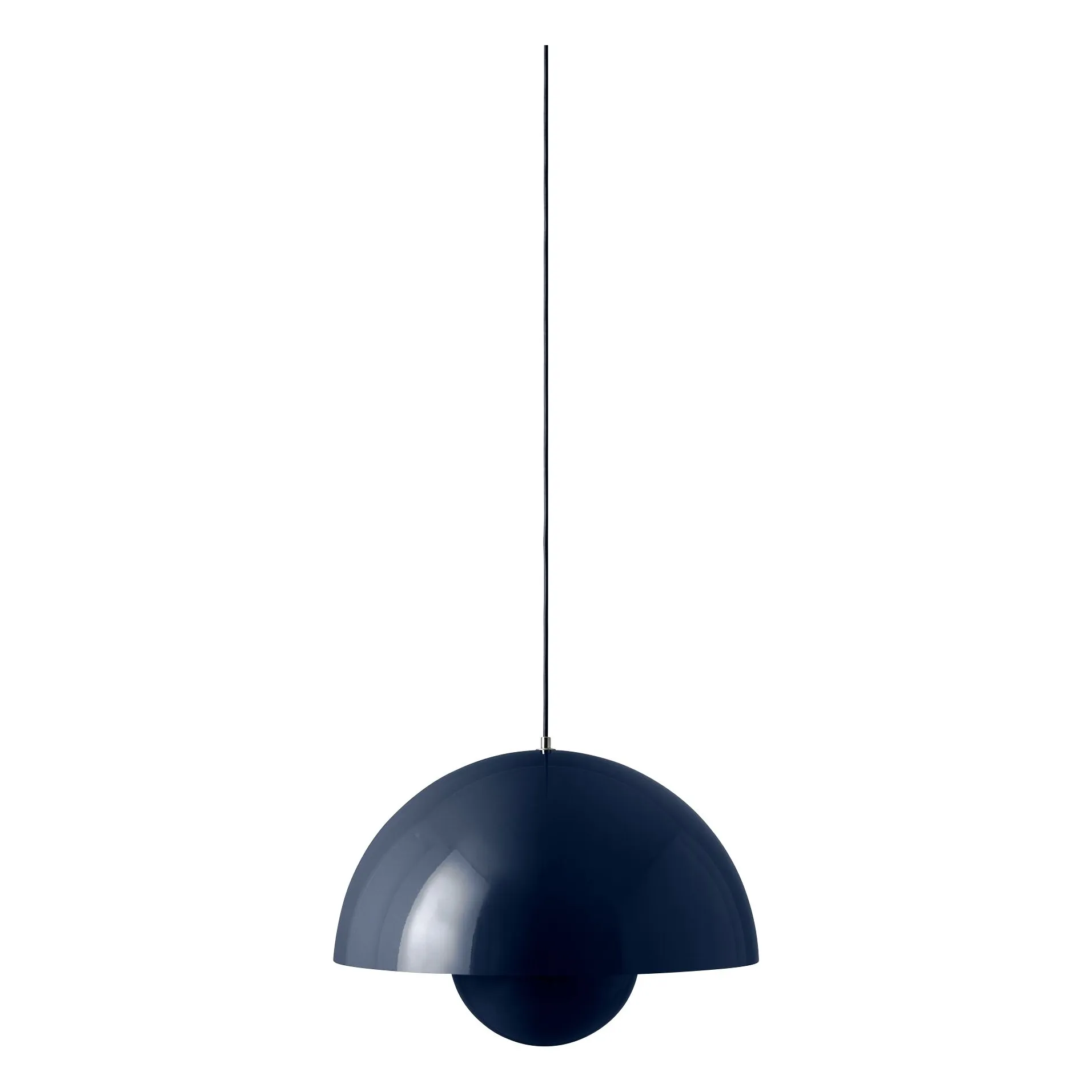 Suspension Flowerpot VP2, Verner Panton | Bleu foncé- Image produit n°0