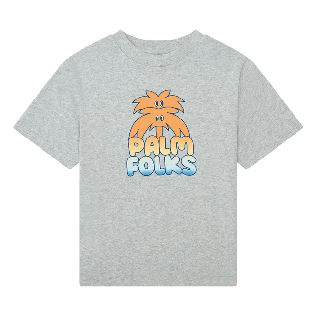 T-shirt Manches Courte Coton Bio | Gris