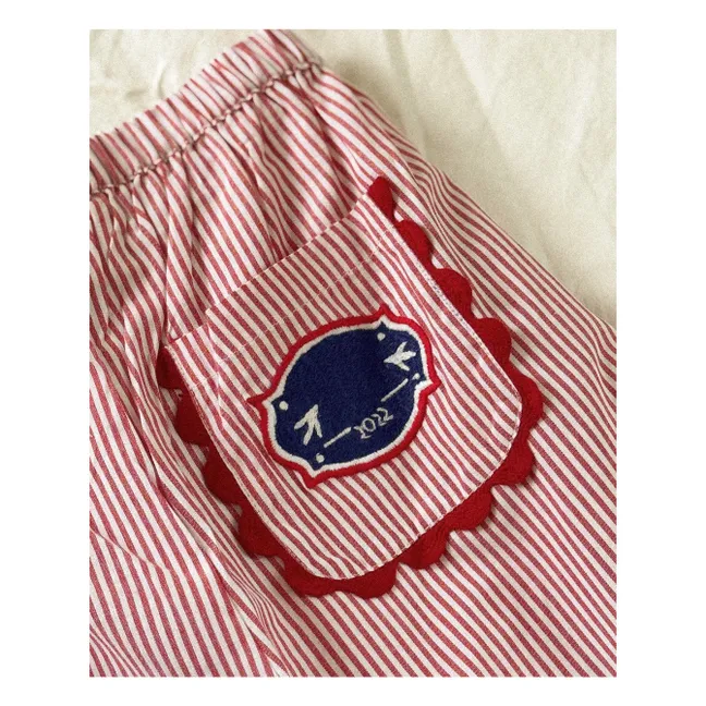 Pantalon Saxo Rayé - Collection Enfant | Rouge