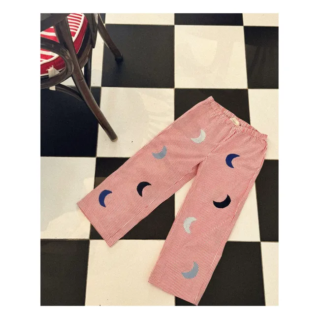 Pantalon Saxo Rayé - Collection Enfant | Rouge