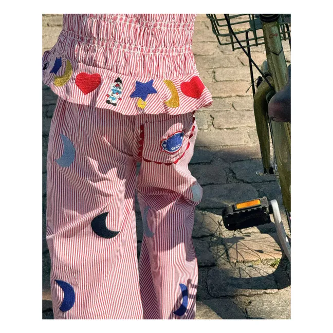 Pantalón Saxo a rayas - Colección infantil | Rojo