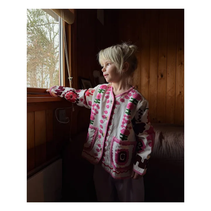 Chaqueta bordada Maggie - Colección Infantil | Crudo- Imagen del producto n°2