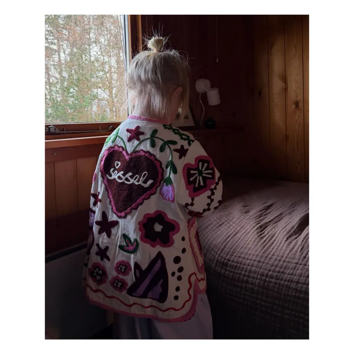 Chaqueta bordada Maggie - Colección Infantil | Crudo- Imagen del producto n°1