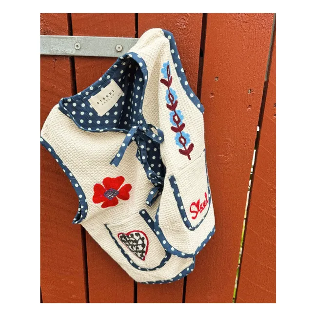 Clio Organic Cotton Sleeveless Jacket - Children's Collection | Ecru