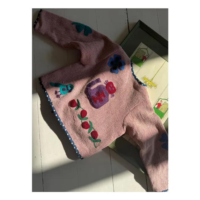 Chaqueta Clio de algodón orgánico - Colección Infantil | Rosa