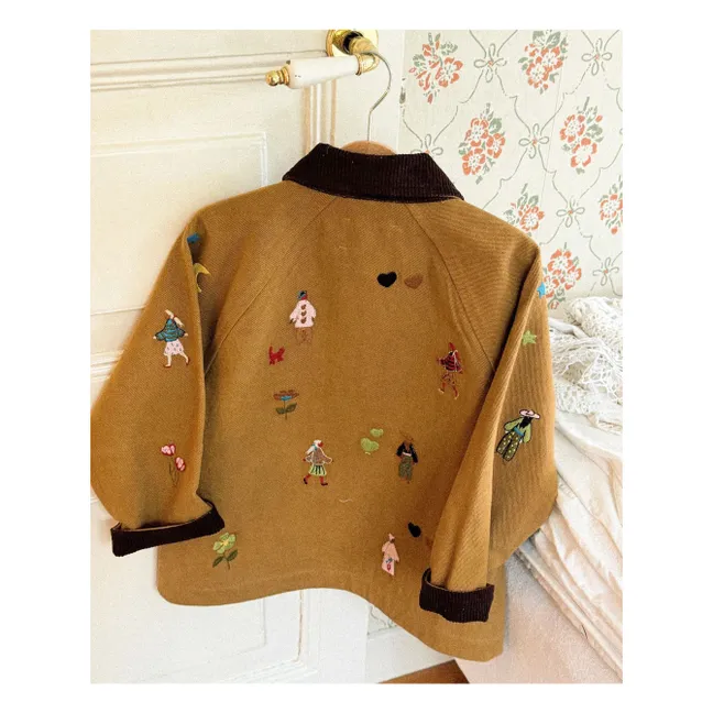 Cara Organic Cotton Jacket - Children's Collection | Camel