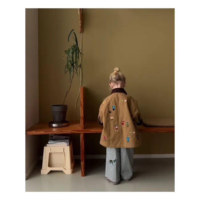 Chaqueta de algodón ecológico Cara - Colección Infantil | Camel