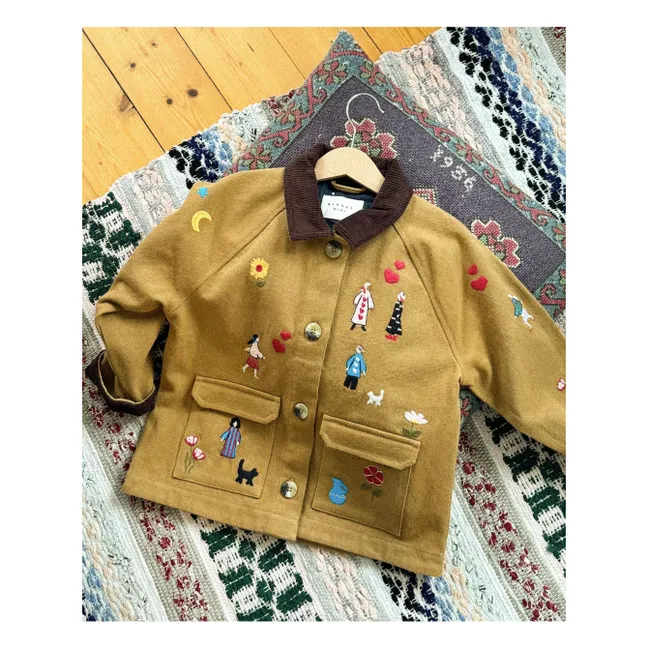 Chaqueta de algodón ecológico Cara - Colección Infantil | Camel