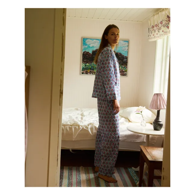 Organic cotton pyjamas | Blue