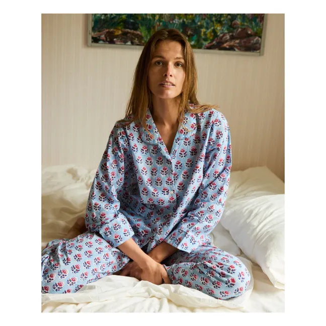 Organic cotton pyjamas | Blue