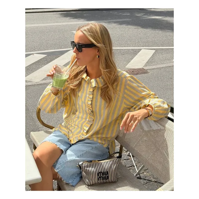 Chemise Rayures Mirelle | Jaune