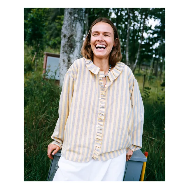 Chemise Rayures Mirelle | Jaune