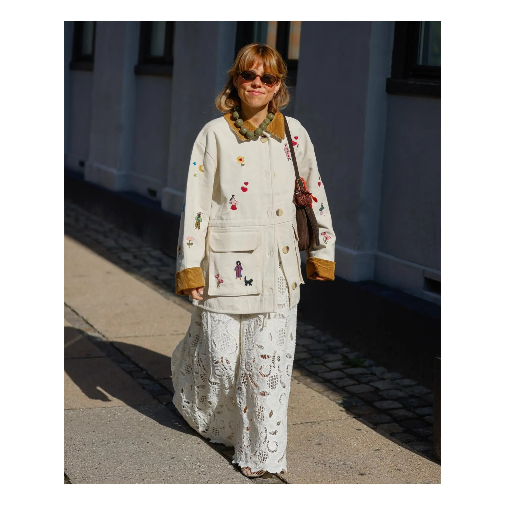 Veste Cara Coton Bio | Ecru- Image produit n°1