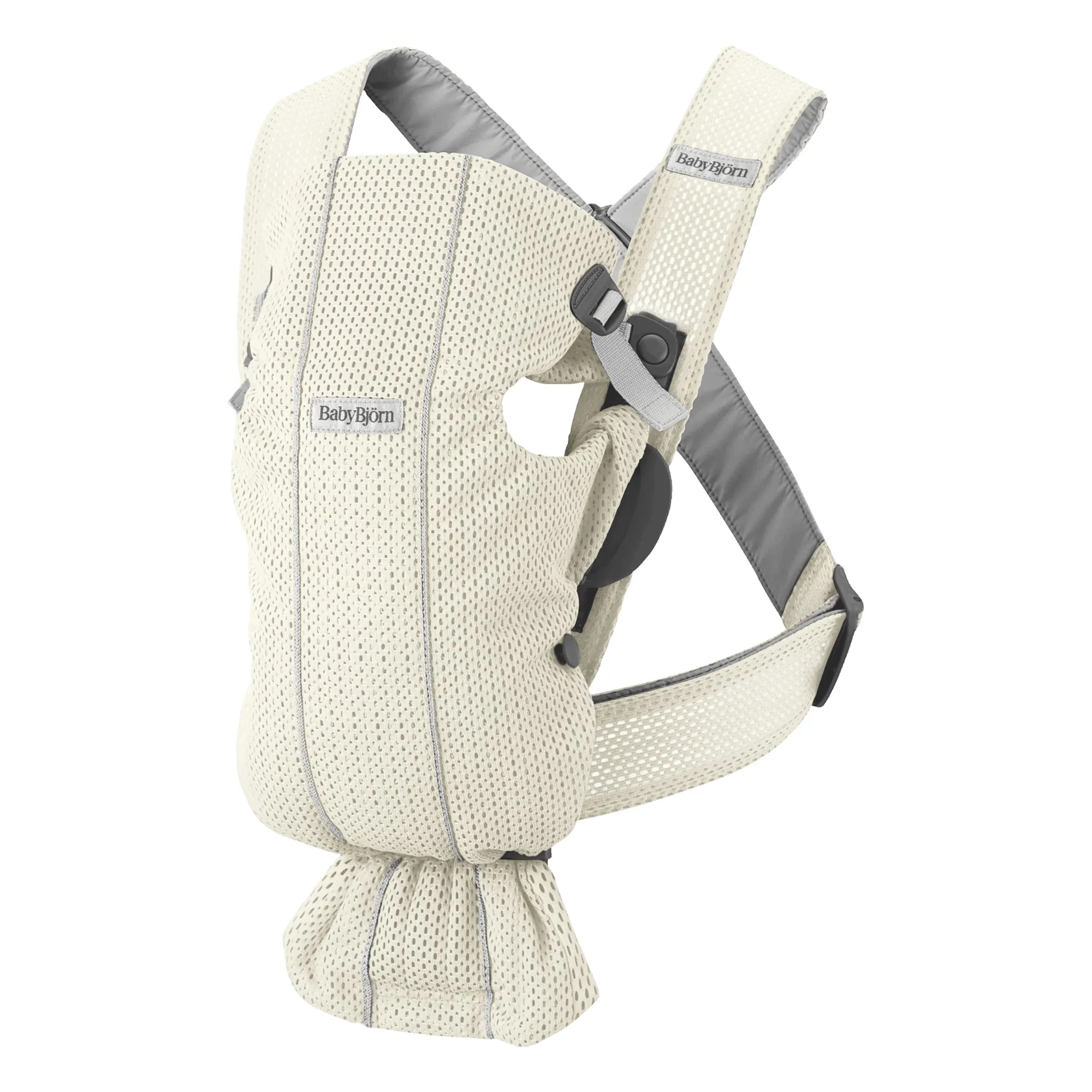 Porte-bébé Mini en mesh | Crème- Image produit n°0