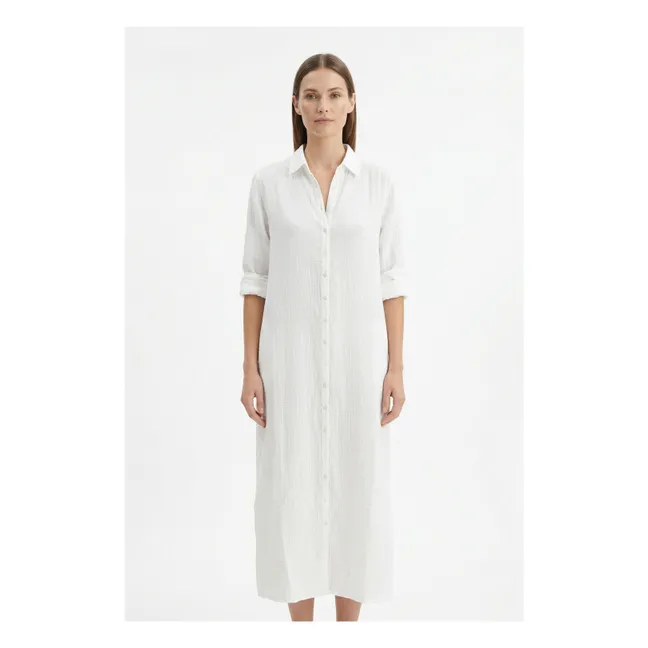 Robe Boden Coton | Blanc