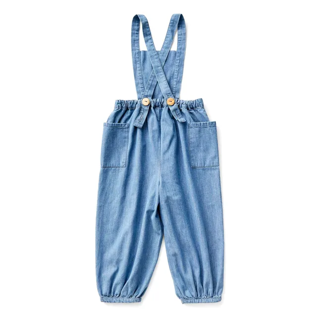 Salopette Opal Coton Bio | Bleu jean