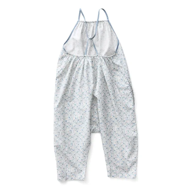 Inès Fleurie organic cotton jumpsuit | Ecru