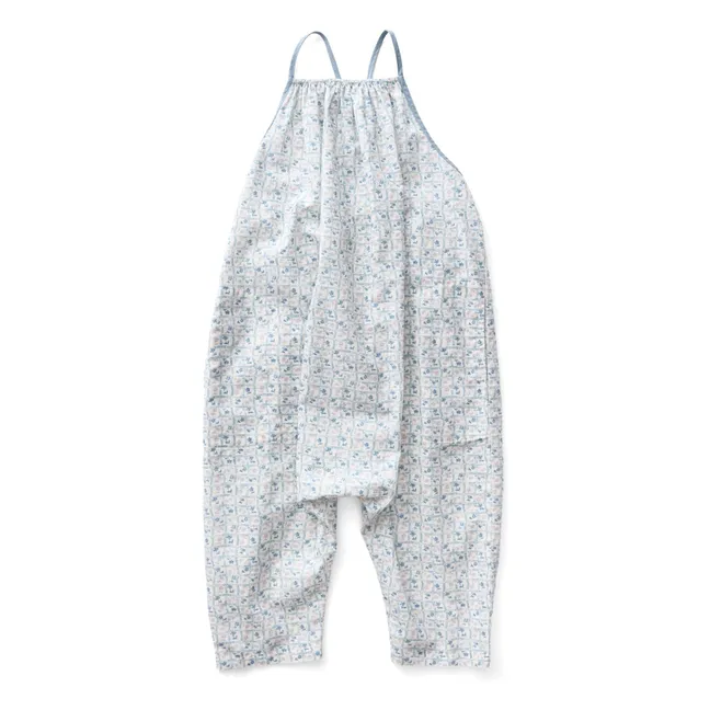 Inès Fleurie organic cotton jumpsuit | Ecru