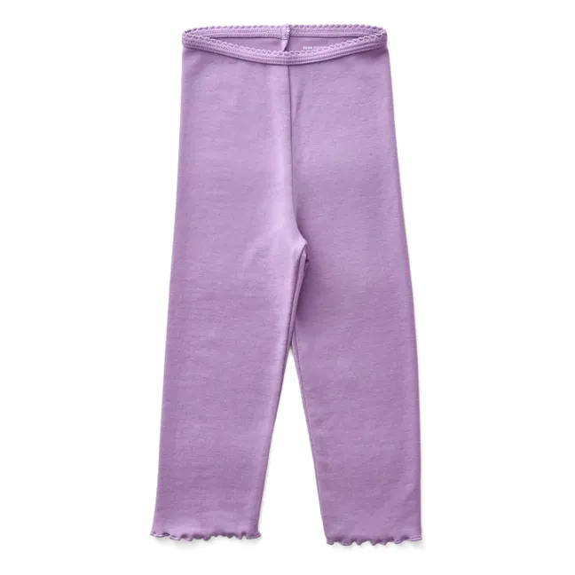 Organic Cotton Capri Legging | Lilac