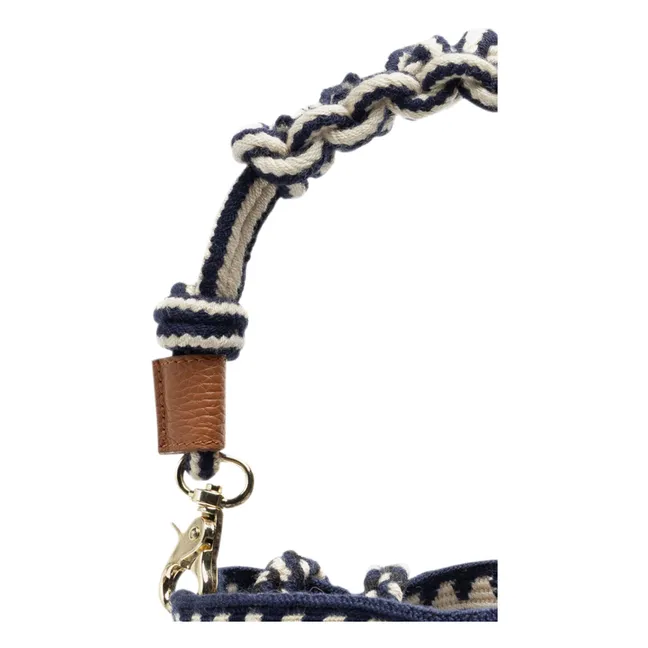 Sac Mitra Macramé | Bleu marine