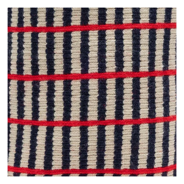 Crossbody bag Macramé Medium | Navy blue