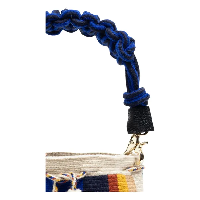 Crossbody Bag Macramé Medium Balance | Dark Blue