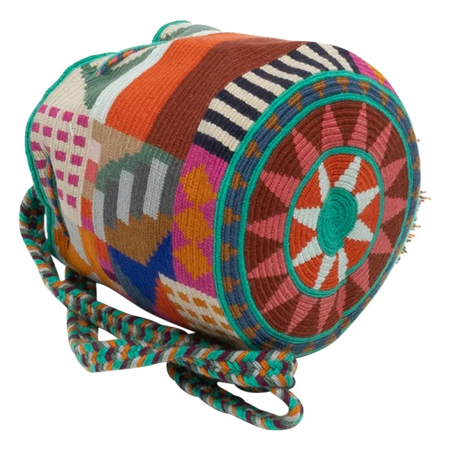 Crossbody Medium Lion bag | Turquoise