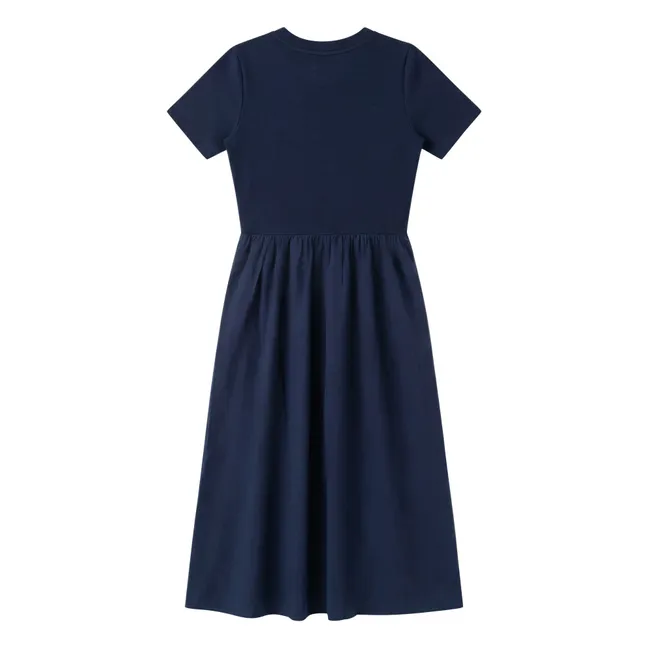 Robe Fayth Coton | Bleu nuit