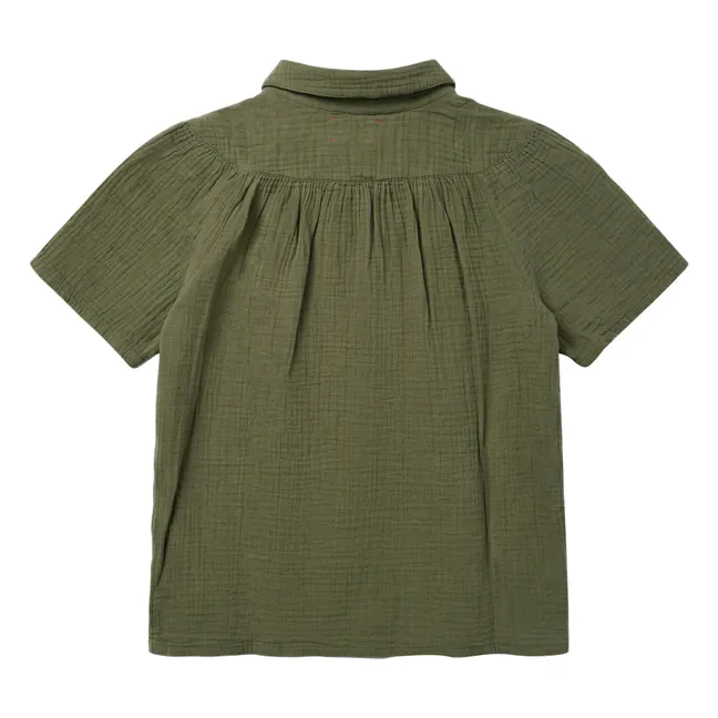 Top in cotone Rylee | Olive