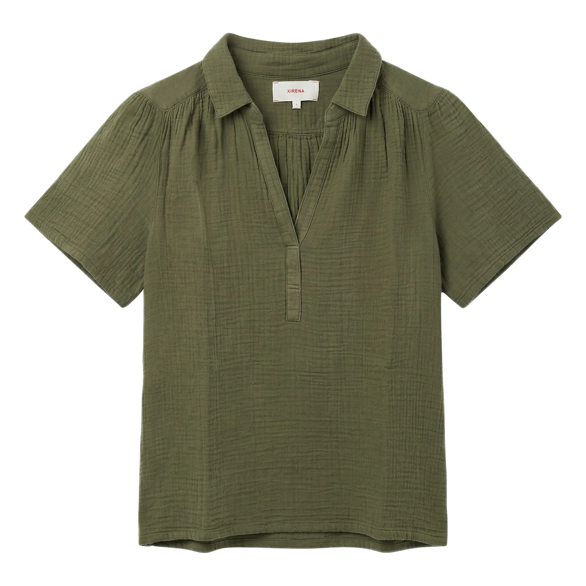 Xirena Olive Rylee Cotton Top