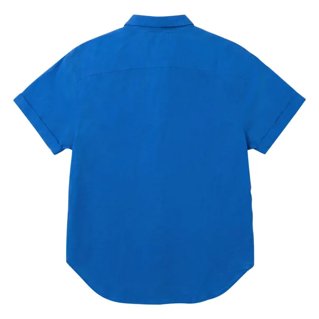 Blouse Channing Coton | Bleu turquoise