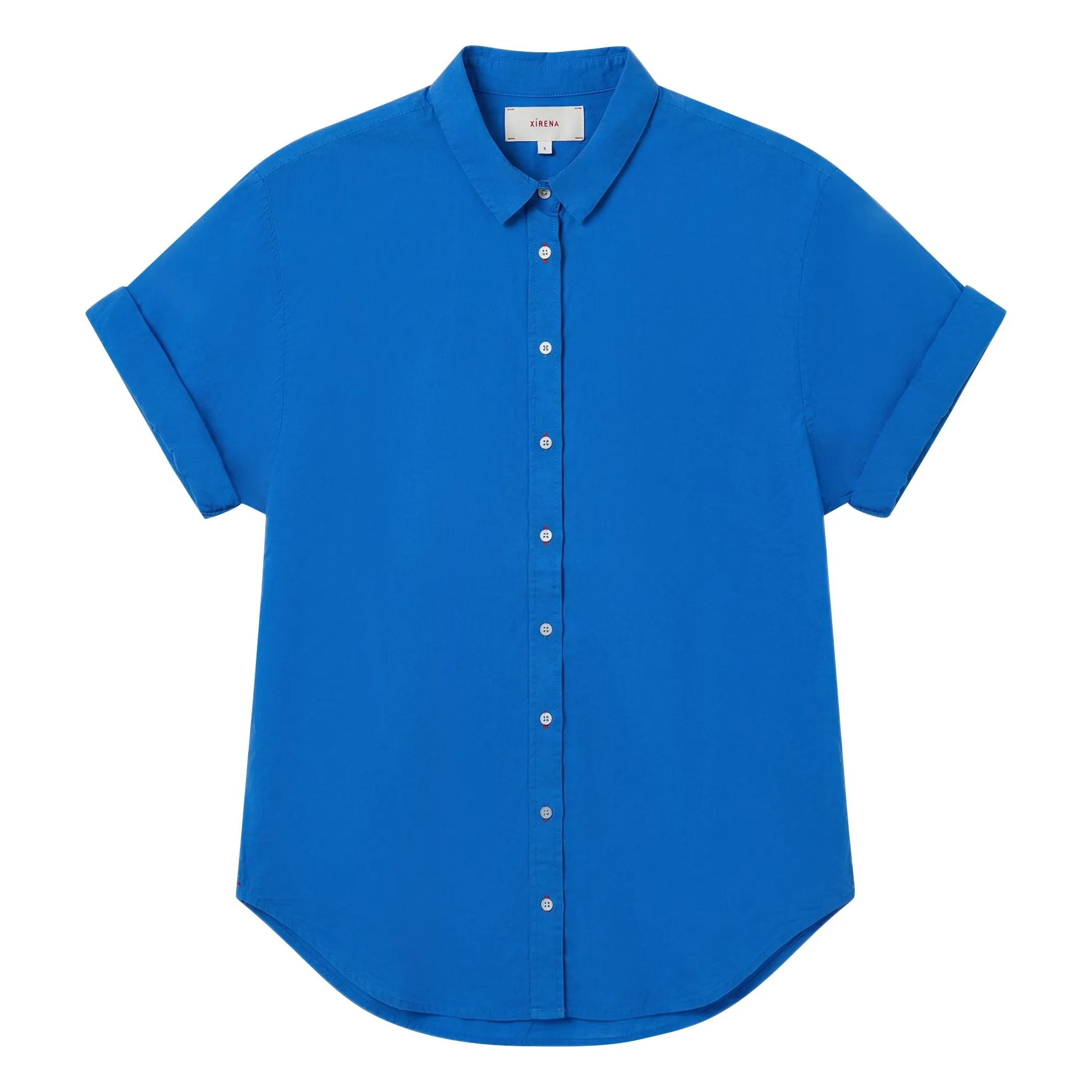 Xirena Boys Turquoise Channing Cotton Blouse