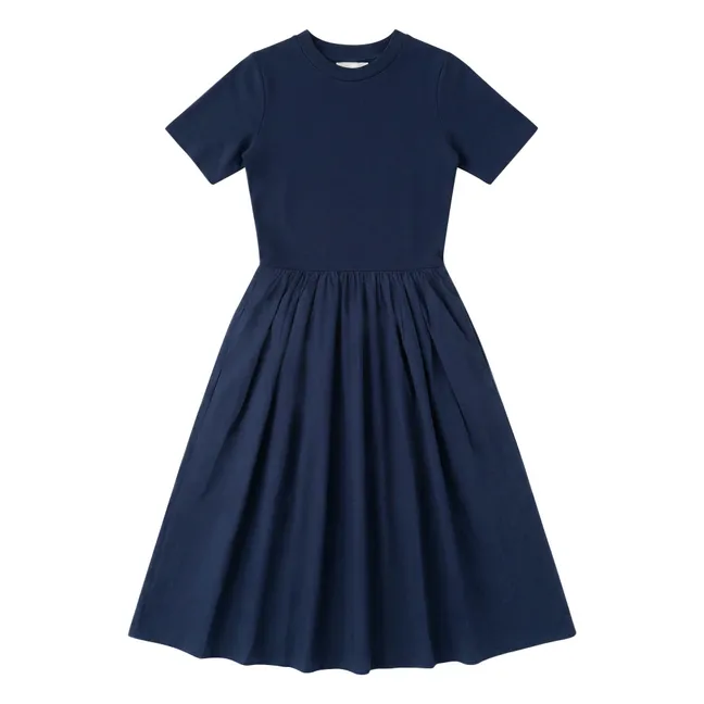 Abito in cotone Fayth | Blu notte