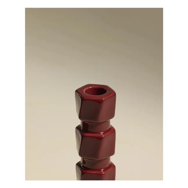 Colonna candlestick | Carmine red