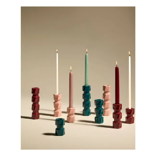 Colonna candlestick | Carmine red