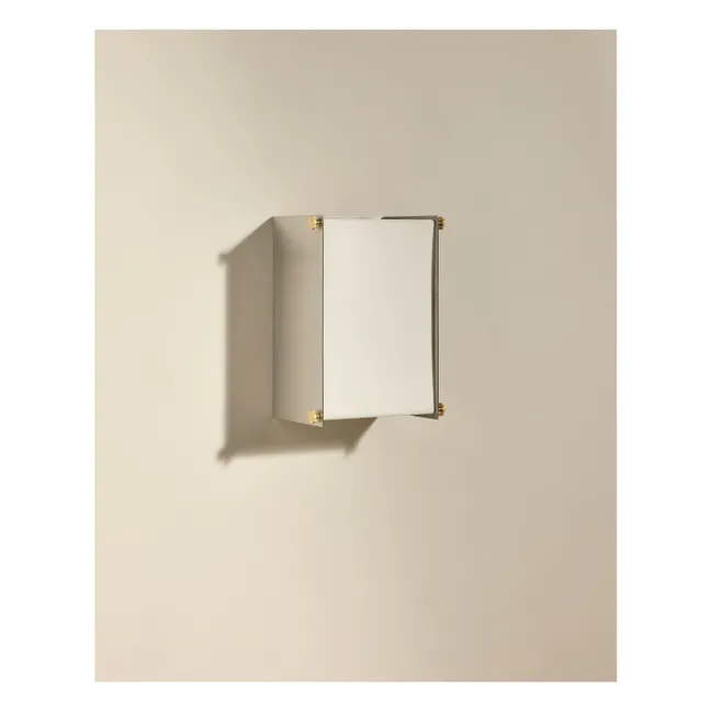 Applique en inox brossé Boxie | Inox