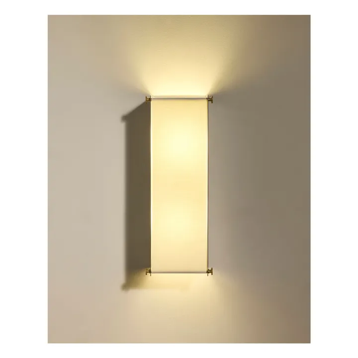 Aplique Boxie de acero inoxidable cepillado | Acero- Imagen del producto n°1